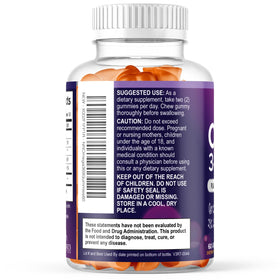 Gummies Omega 3 6 9 Nature's Nutrition sur un fond blanc