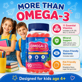 Gummies Oméga 3 BIGBIO, vue de côté