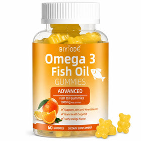 Gummies Omega 3 BIYODE 1000mg, vue de face