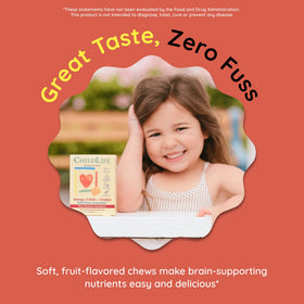 Gummies Omega-3 DHA + Choline CHILDLIFE ESSENTIALS sur une table