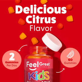 Gummies Omega 3 DHA pour enfants dans un bol