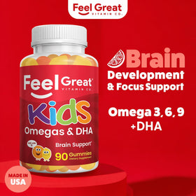 Gummies Omega 3 DHA pour enfants, présentation en mode lifestyle