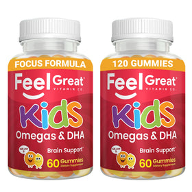 Gummies Omega 3 DHA pour enfants vue de face