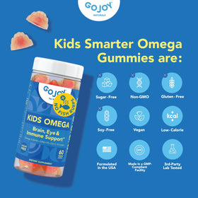 Gummies Omega 3 DHA Végétales GOJOY NATURALS, ingrédients