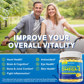 Gummies Omega-3 EnvyCure avec CoQ10, prise en main