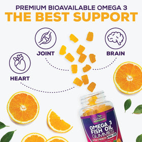 Gummies Omega 3 Extra Fortes Nature's Nutrition en main