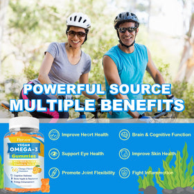 Gummies Omega 3 Flyrocer, ingrédients sur l'emballage