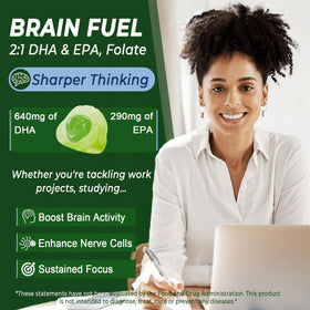 Gummies Omega 3 LILICARE près d'un verre d'eau