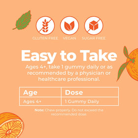 Gummies Omega 3 MARYRUTH'S pour enfants, sans gluten, sans produits laitiers