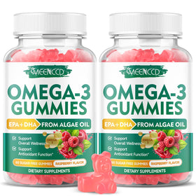 Gummies Omega-3 MEENCCD 1000mg vue de face avec emballage