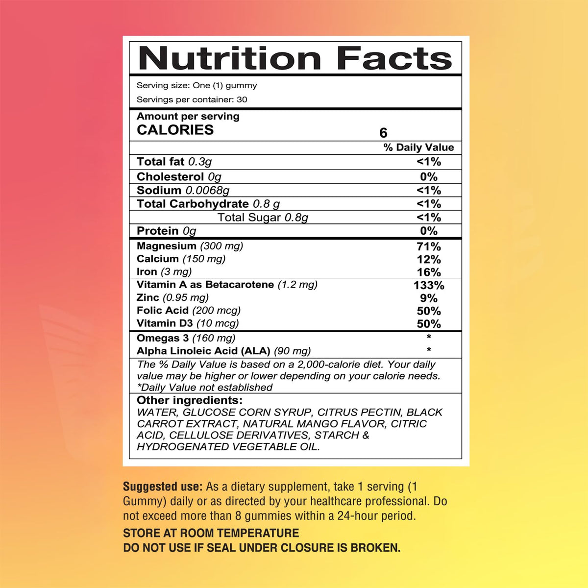 Gummies Omega 3 SCOTT'S EMULSION ouvertes avec gummies visibles