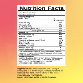 Gummies Omega 3 SCOTT'S EMULSION ouvertes avec gummies visibles