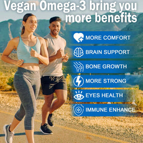 Gummies Omega 3 Végétales EnvyCure avec des ingrédients naturels