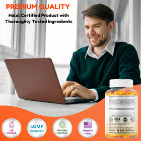 Gummies Omega 3 Végétales SHIFAA NUTRITION en gros plan