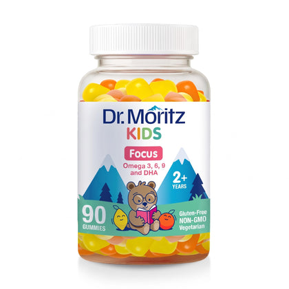 Gummies Omega 3 Végétaliens DR. MORITZ boîte avant vue