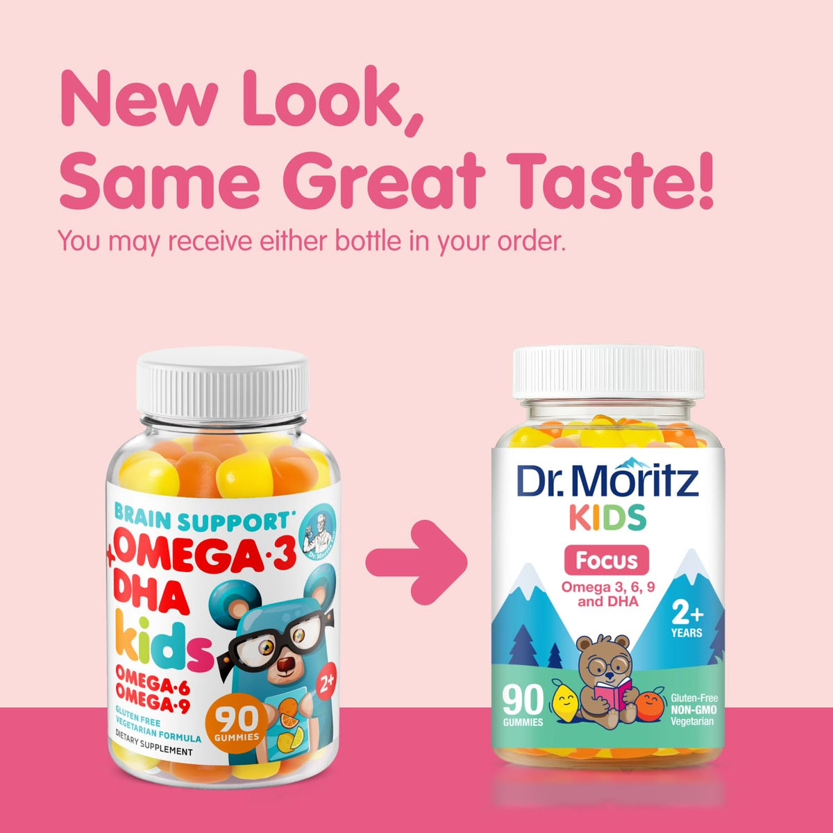 Gummies Omega 3 Végétaliens DR. MORITZ gummies orange et citron