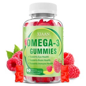 Gummies Omega 3 XIAAN 1000mg vue avant avec emballage