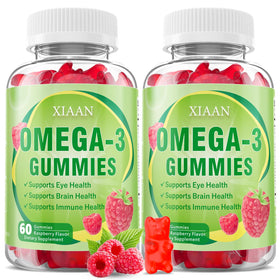 Gummies Omega 3 XIAAN 1000mg vue de face en pot