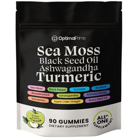 Gummies Optimal Mousse Marine et Huile de Graines Noires, vue de face