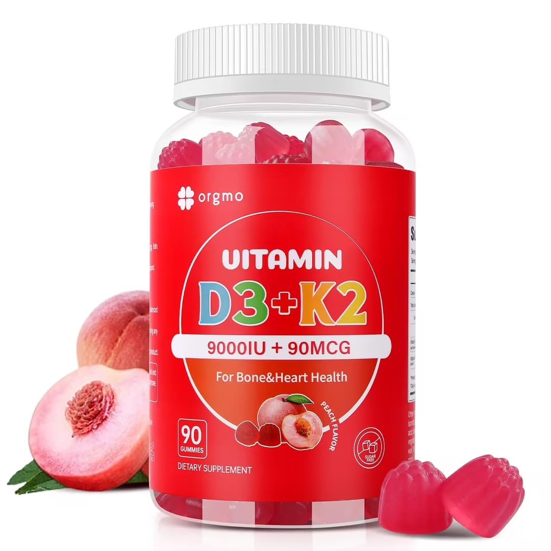 Gummies ORGMO Vitamine D3 K2 en boîte avec étiquette visible