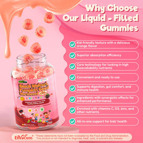 Gummies Para Clean EnvyCure avec un arrière-plan coloré