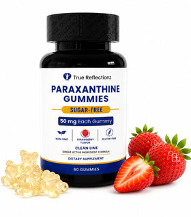 Gummies Paraxanthine True Reflectionz vue avant avec emballage