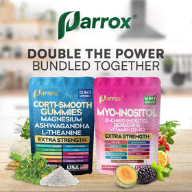 Gummies Parrox avec ingrédients comme Ashwagandha et Zinc