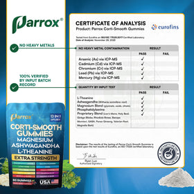 Gummies Parrox Corti-Smooth avec ingrédients naturels