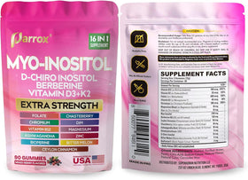 Gummies Parrox Myo-Inositol et D-Chiro Inositol en famille