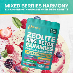 Gummies Parrox pour enfants 9-en-1, gummies dans un kit de voyage