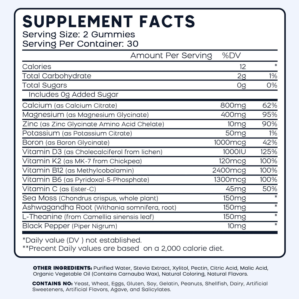 Gummies PAYAOCZ Calcium Magnésium Zinc 800mg en gros plan