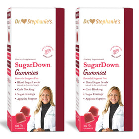 Gummies Pharmaganics SugarDown paquet avant avec saveur de cannelle