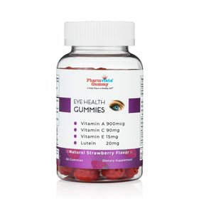 Gummies Pharmvista Santé des Yeux 60 unités en pot transparent