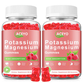 Gummies Potassium Magnésium ACEYO 300mg avant en vue de face
