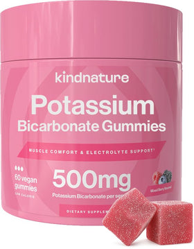 Gummies potassium pur kindnature 500mg vue de face