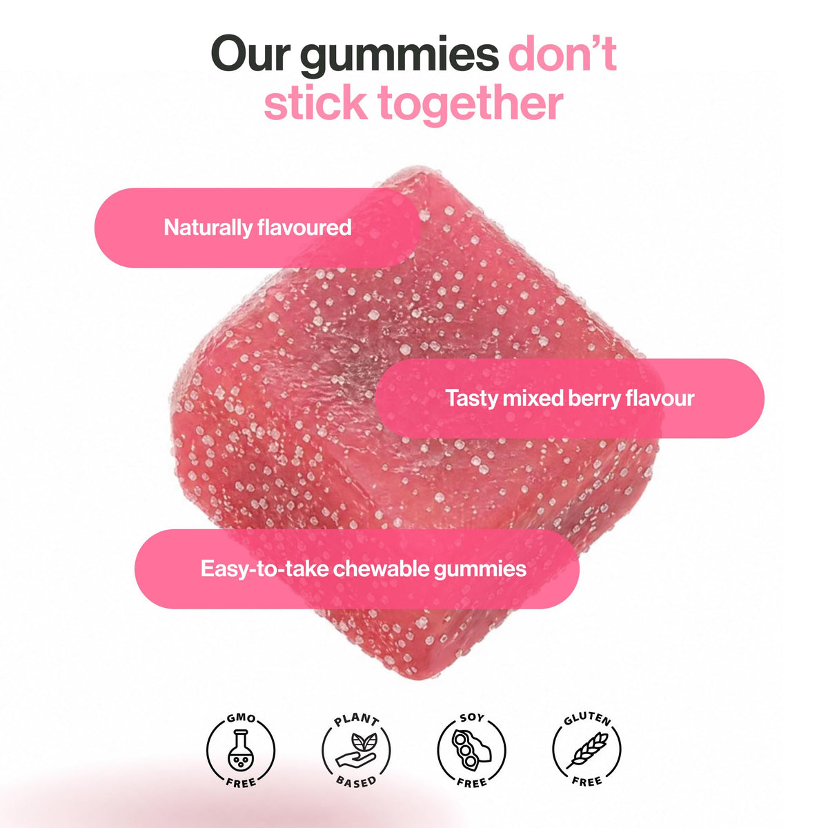 Gummies potassium pur kindnature ouvertes avec gummies visibles