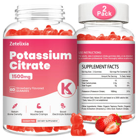 Gummies Potassium Zetelixia 120 Ct flacon avant vue