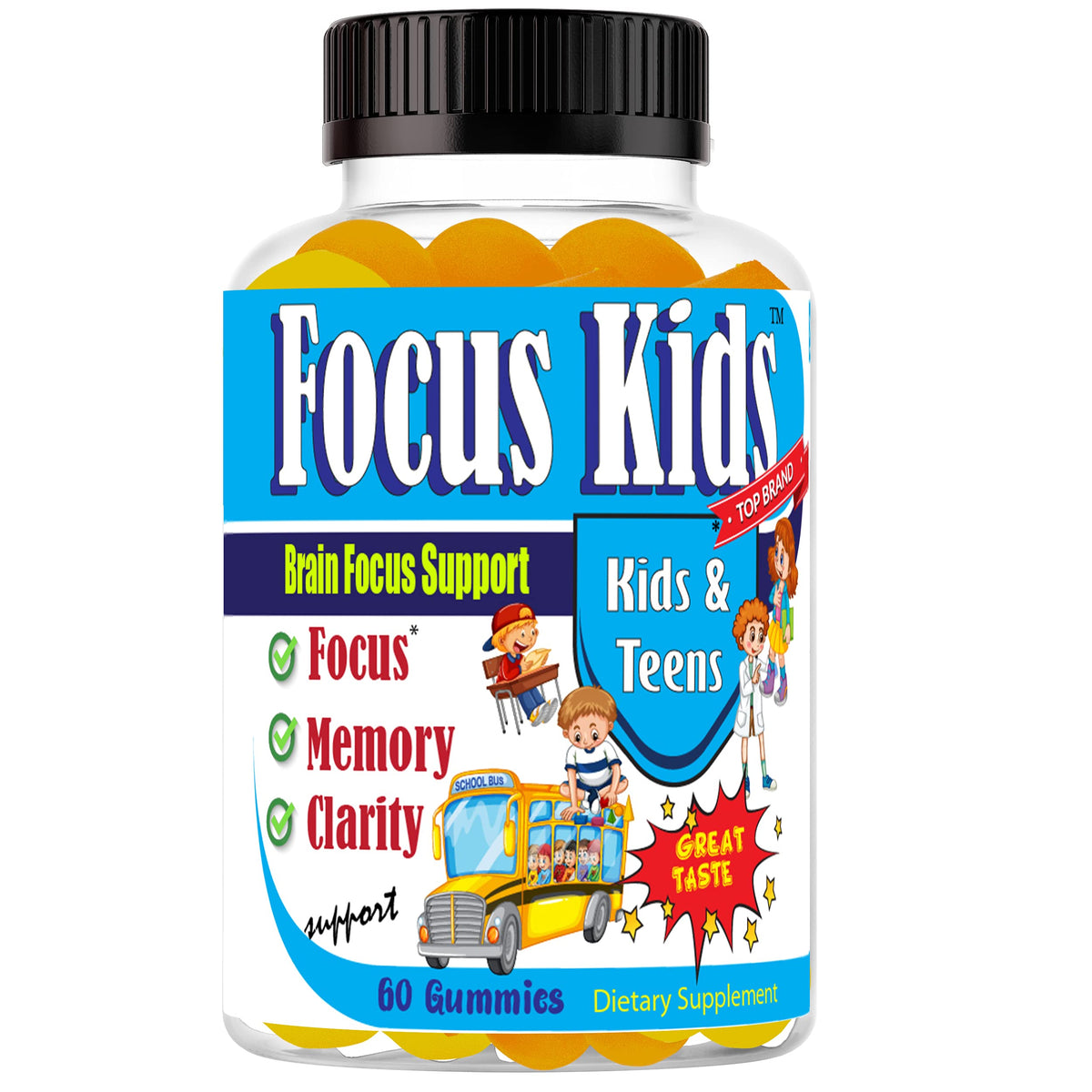 Gummies pour enfants Celebrity LifeStyle Product 60ct devant