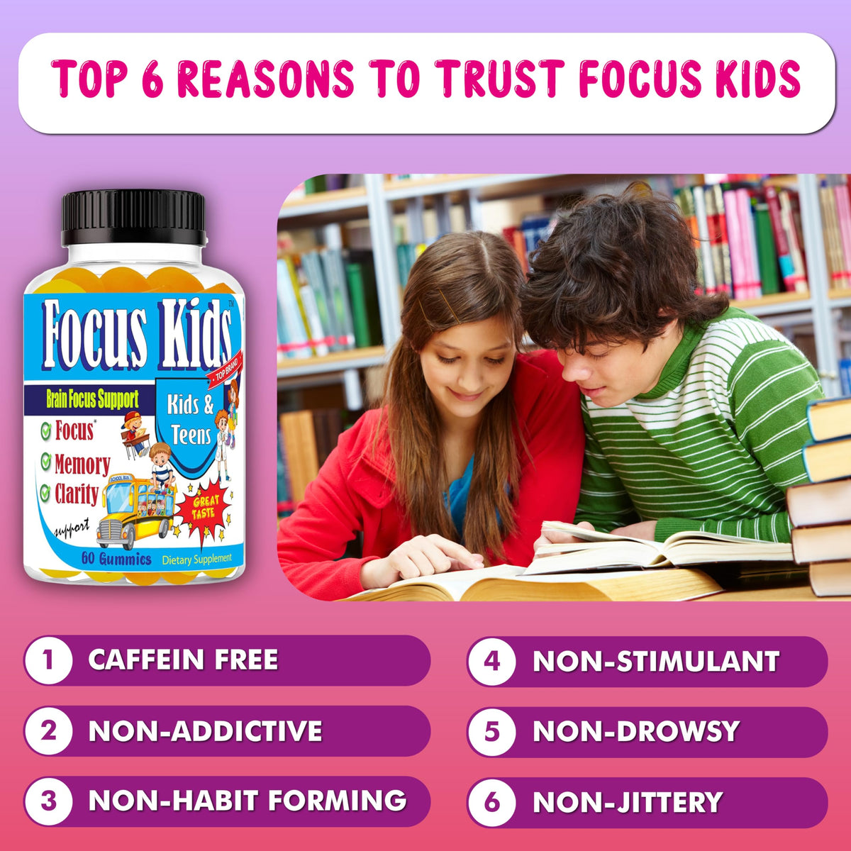 Gummies pour enfants sur une table avec des jouets