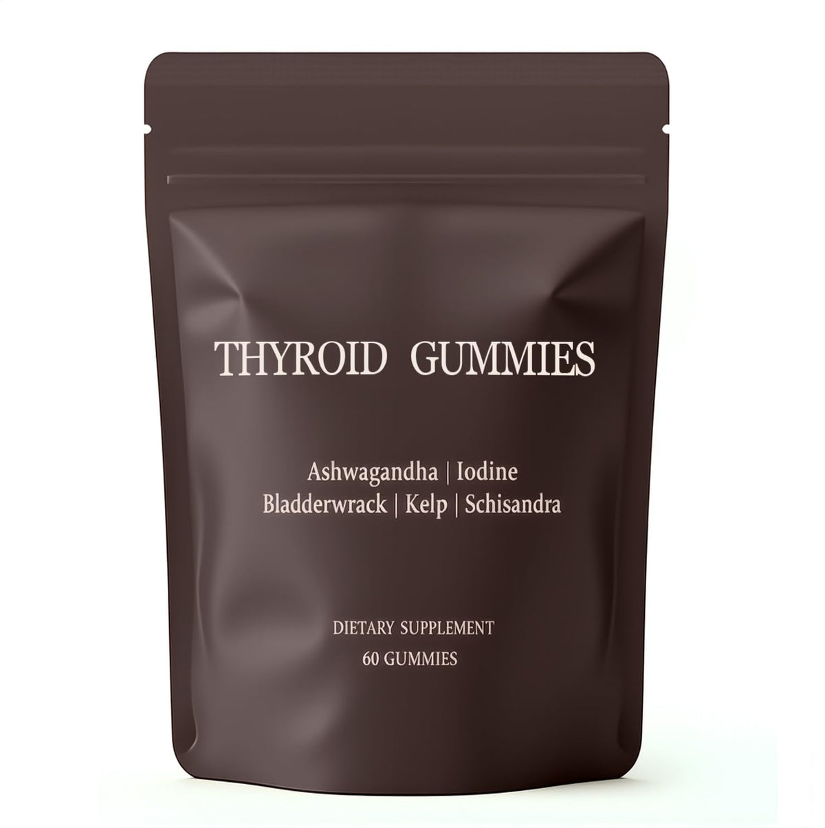 Gummies pour la thyroïde XGZcosmetics, pot de 60 gummies