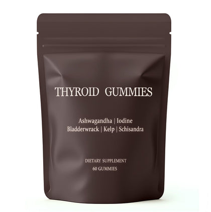 Gummies pour la thyroïde XGZcosmetics, pot de 60 gummies