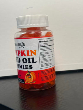 Gummies Power Grain à base de graines de courge, en gros plan