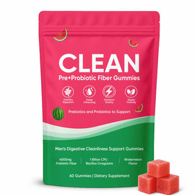 Gummies prébiotiques à fibres TADALAPRO, saveur pastèque, vue de face