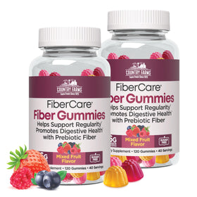 Gummies prébiotiques Country Farms 640g saveur fruits mélangés, vue de face