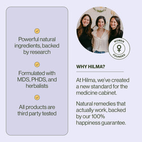 Gummies prébiotiques Hilma, zoom sur la texture des gummies