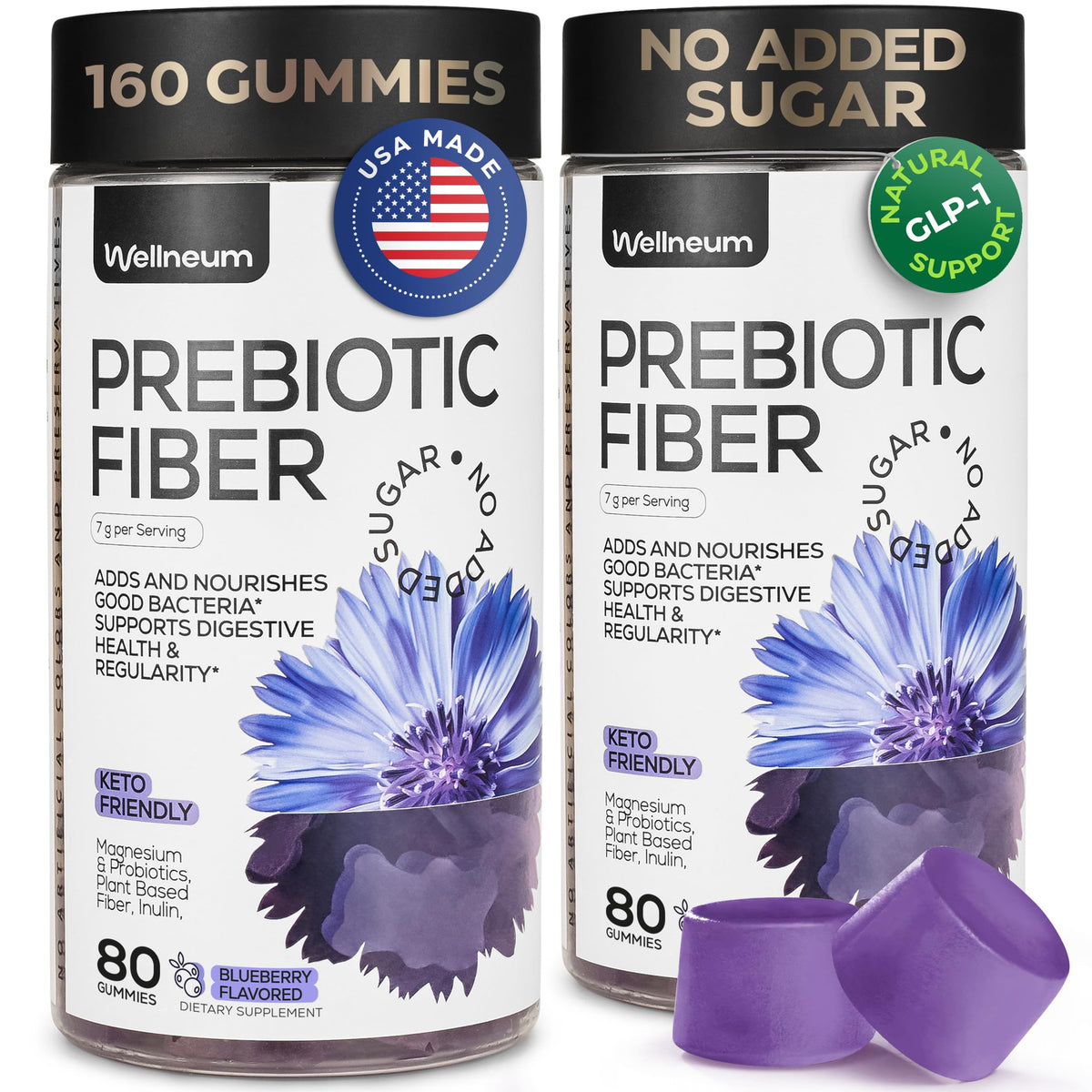 Gummies prébiotiques Wellneum 160 pièces en pot