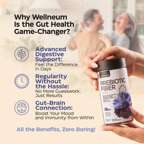 Gummies prébiotiques Wellneum avec étiquette nutritionnelle