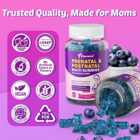 Gummies prénatales ELLAMENTZ avec des fruits frais