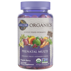 Gummies prénatales Garden of Life vue de face avec emballage