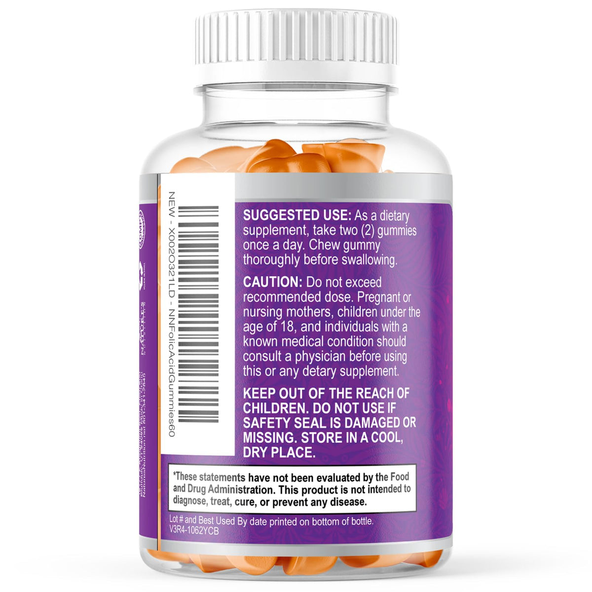 Gummies prénatales Nature's Nutrition, format pratique